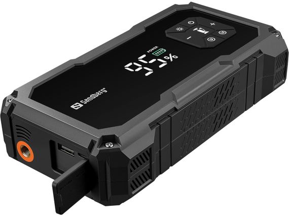 Автомобільний Jump Starter TirePump, компресор 150PSI 10000mAh  USB-A, USB-C,ліхтар 2W Sandberg | Зображення 2