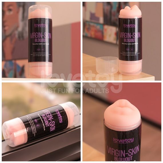 Мастурбатор Lovetoy Virgin-Skin Blowout Heavenly Vagina and Mouth, тілесний | Зображення 1