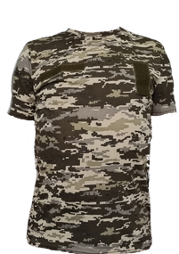 Футболка Tactic4Profi кулір зелений піксель з коротким рукавом з 4-ма липучками L