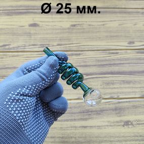 Стеклянная трубка Helix Compact Oil Green