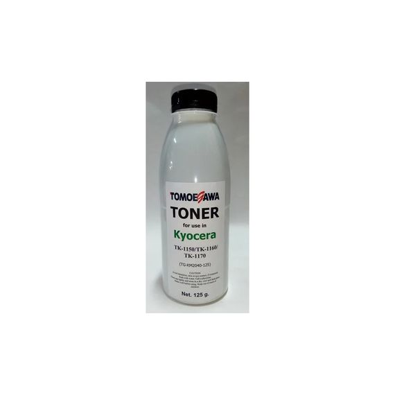 Тонер KYOCERA TK-1150/TK-1160/TK-1170, 125г Tomoegawa (TG-KM2040-125)