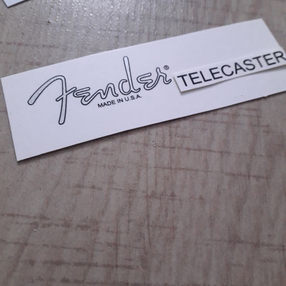 Деколь-наклейка для електрогітари Fender Telecaster ВІНТАЖ гітари | Зображення 3