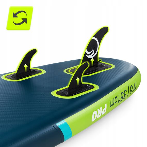 Надувна SUP дошка TSUNAMI PRO 350 см з веслом T14 (P-5905973405621) | Зображення 4