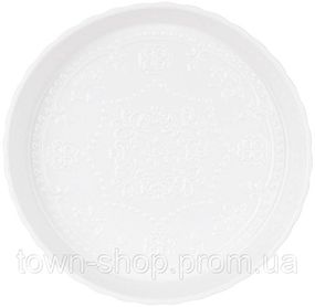 Форма для выпечки фарфоровая "White City Кружево" Ø21х4см, круглая BD-988-444