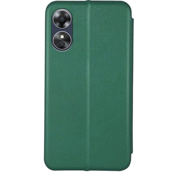 Шкіряний чохол-книжка Classy для Oppo A17 / A17K Зелений | Зображення 1