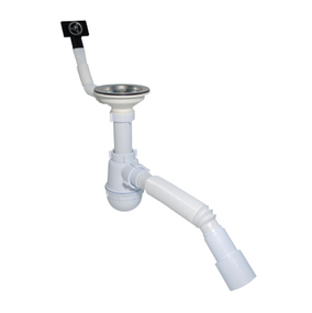 Сифон 3 1/2" d40мм з переливом з гофротрубою Waterstal