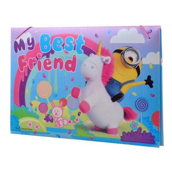 Папка на резинке A4 YES Minions Fluffy 491684 24,5х32 см | Зображення 1