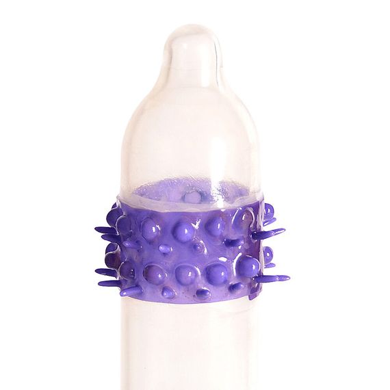 Насадка на член Recare Yellow Monster Spike Condom (презерватив з рядами пухирців та шипів) | Зображення 1