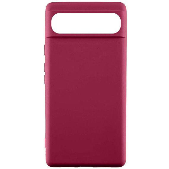 Чохол TPU GETMAN Liquid Silk для Google Pixel 7a Бордовий / Marsala
