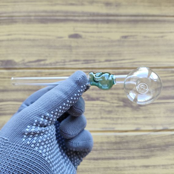 Стеклянная трубка Skull Turn Oil Teal | Зображення 1