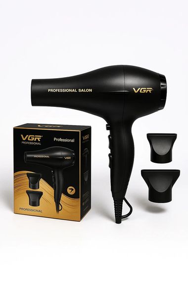 Професійний фен VGR з потужністю 2200 Вт V-406 BLACK (47872- V-406_1703) | Зображення 1