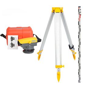 Оптичний нівелір NTECH-GEO DSZ32C з штативом ESJA10 і рейкою LSS-4M