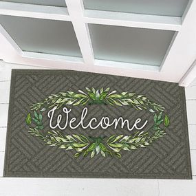 Коврик придверный с принтом Welcome 45x75x0,4 см (KOV_20S054)