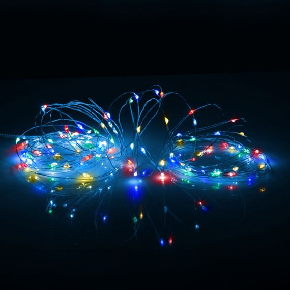 Электрическая гирлянда YES Нить 975037 10 м 100 LED мультиколор | Зображення 1