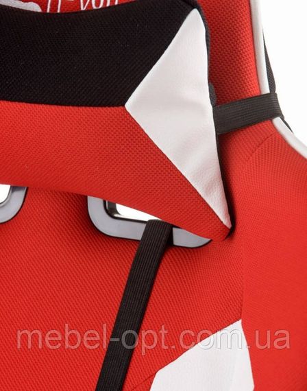 Геймерське крісло ЕxtrеmеRacе black-red без підніжки, поперековим валиком, підголівником | Зображення 4