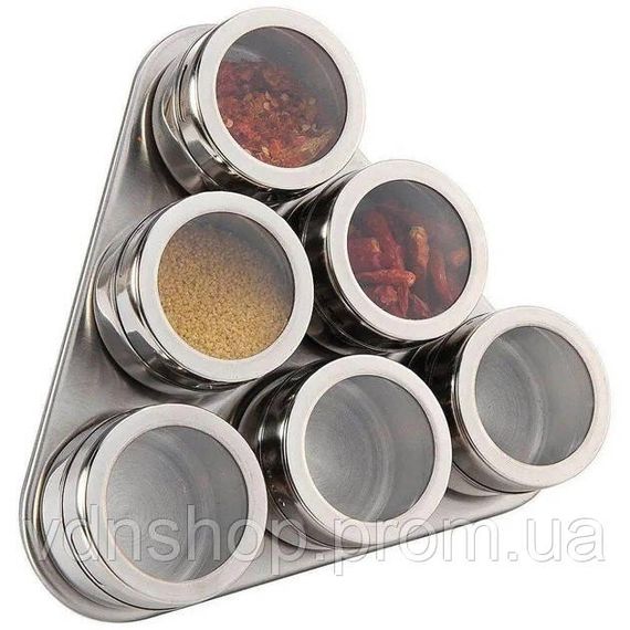 Набір баночок для спецій спецівник MAG-745, Органайзер для зберігання спецій на кухні KU-21 | Зображення 2