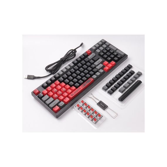 Клавіатура A4Tech Bloody S98 RGB BLMS Red Switch USB Sports Red (Bloody S98 Sports Red) | Зображення 7