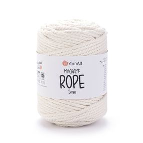 Пряжа YarnArt Macrame Rope 5 мм 752 бавовняний шнур для макраме, панно та кашпо