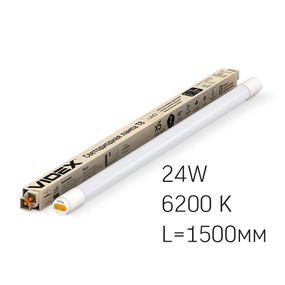 Світлодіодна лампа VIDEX T8 24W 1.5M 6200K матова