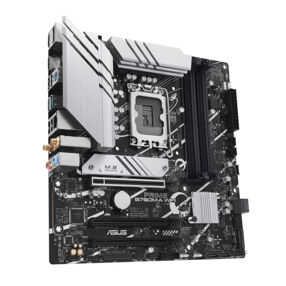 Материнcкая плата ASUS PRIME B760M-A WIFI D4 s1700 B760 4xDDR4 M.2 HDMI DP Wi-Fi BT mATX 90MB1CX0-M1EAY0 | Зображення 2