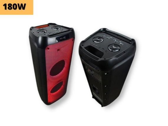 Акумуляторна акустична система XPRO RX-1001  колонка валіза 150Вт USB, SD, FM радіо, Bluetooth, 2 радіомікрофона, ДУ (MER-15659) | Зображення 1