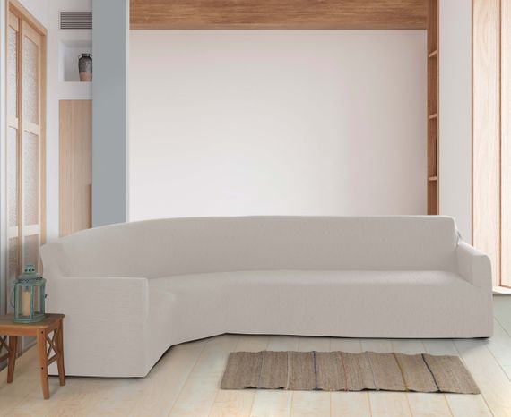 Жаккардовый чехол на угловой диван Kora без юбки