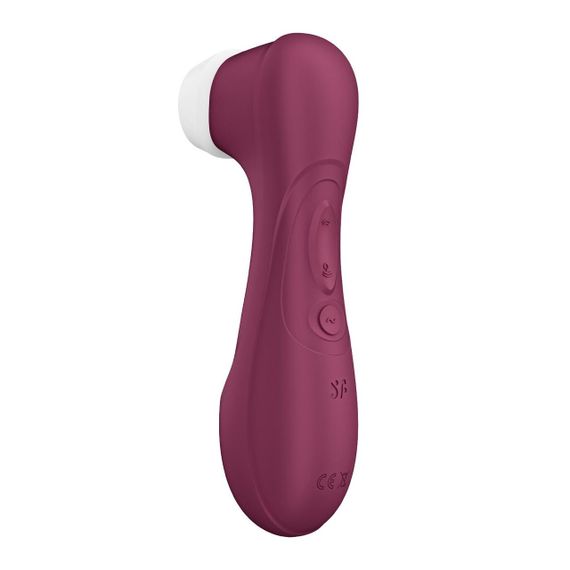 Вакуумний кліторальний стимулятор Satisfyer Pro 2 Generation 3 with Liquid Air (Bluetooth) бордовий – новий рівень задоволення | Зображення 5