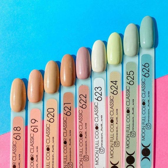 Гель-лак Moon Full Summer №618 капучино 8мл | Зображення 1