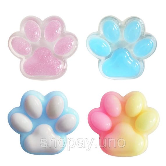 Антистресс игрушка Лапка котика Squish Cat Paw · Силиконовая тапа - лапка сквиш Таба лапка для детей | Зображення 5