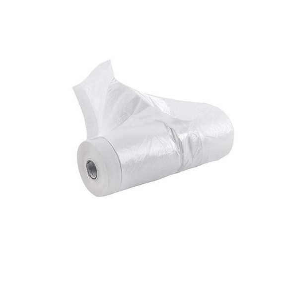 Плівка захисна з малярською стрічкою 2,4 м*15 м INTERTOOL KT-0804 | Зображення 2