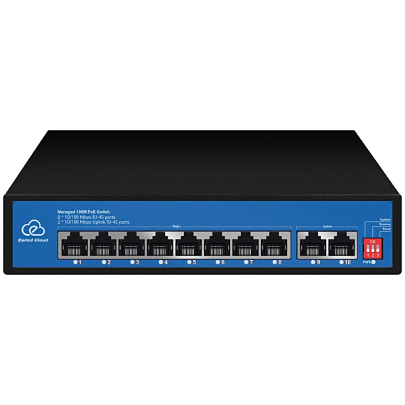 Ewind EW-ES2010CF-AP PoE Комутатор 10 портів некерований