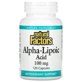 Альфа-ліпоєва кислота Natural Factors Alpha-Lipoic Acid 100 mg 120 Caps
