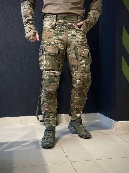 Тактично-польові штани з наколінниками KS-PRO Military, мультикам MTP | Зображення 4