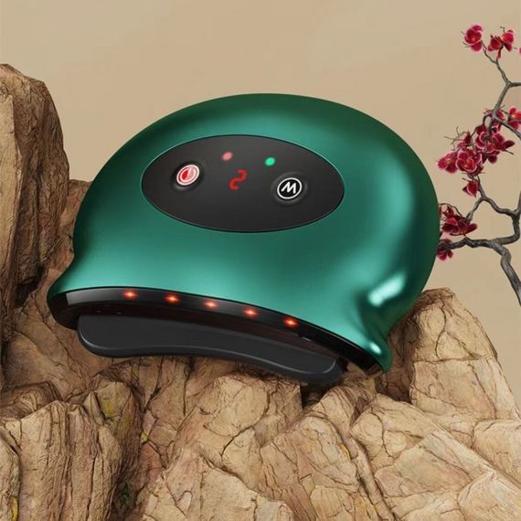 Вібраційний масажер – скребок для тіла Gua Sha Electric · Інфрачервоний бездротовий електромасажер Гуаша з підігрівом та USB | Зображення 4
