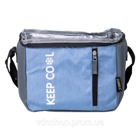 Термосумка холодильник 8 (л) для їжі, напоїв, пива холодильна сумка для риболовлі та пікніка Блакитний HP-14-16 | Зображення 1