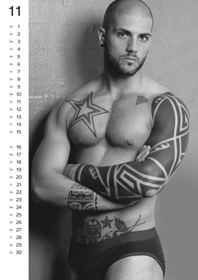 Календар з чоловіками PIN-UP Calendar Soft Men, 2025 | Зображення 2