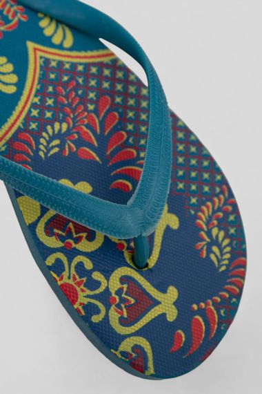 В'єтнамки жіночі, колір блакитний, 244R342 | Зображення 1