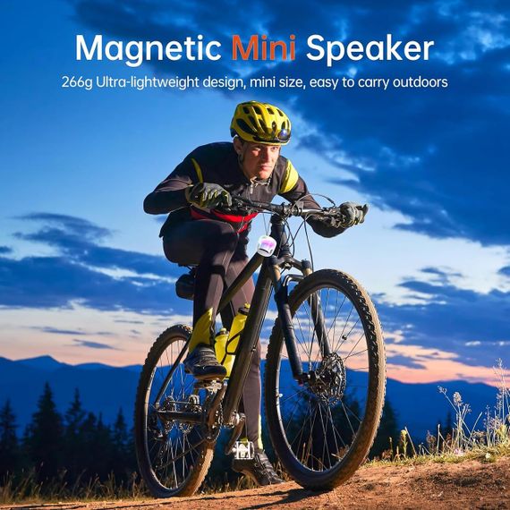 Портативна Bluetooth-колонка PRSCFUM DZ018 — бездротова, з LED RGB-підсвічуванням і подвійним з’єднанням | Зображення 5