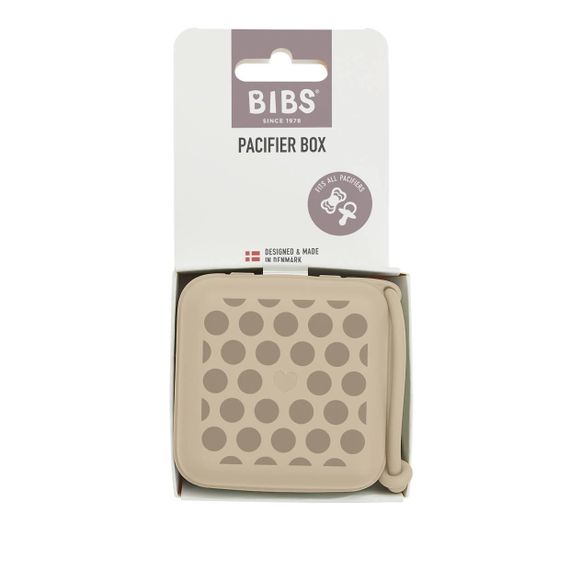 Контейнер для пустушок BIBS Studio Pacifier Box Polka Mega – Vanilla / Dark Oak | Зображення 3