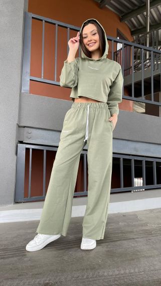 Жіночий Спортивний костюм Calvin Klein колір оливка | Зображення 2