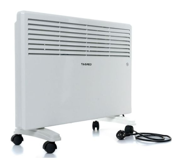 Електричний конвектор Tagred напольний/настінний, 1500 Вт, площа обігріву 15 кв.м., Білий (TA911W) | Зображення 7