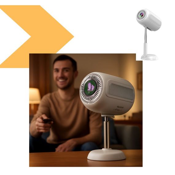 Портативний проектор з Android 13 XPRO TS-6 (47453-TS-6_3060) | Зображення 3