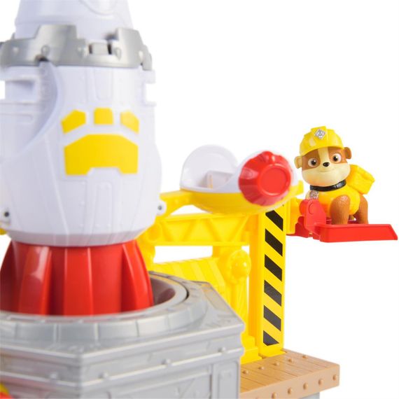 Игровой набор Крепыш и команда Космический корабль ракета Paw Patrol Rubble & Crew Launch & Spin Spaceship | Зображення 3
