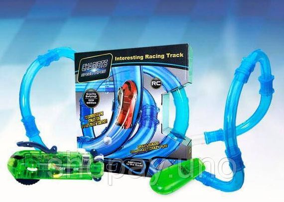 Трубопроводный автомобильный трек · Гонки в трубе Chariots Speed Pipes · Трубопроводные гонки – автотрек 37 деталей