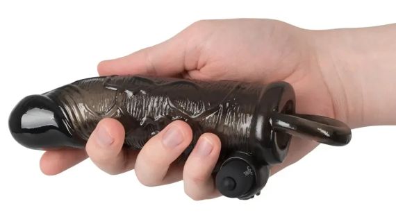 Насадка для подовження з вібрацією для клітора (19см) Sex Aura | Зображення 4