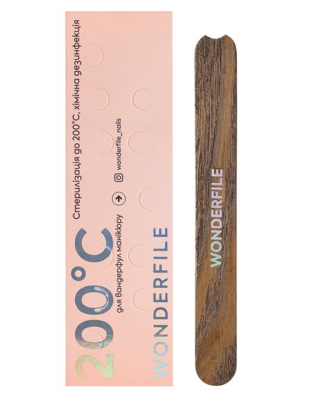 Деревянная основа Wonderfile (прямая) для сменных файлов (18х160мм) | Зображення 1