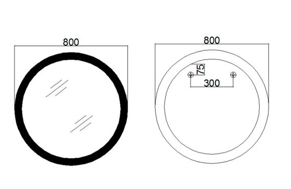 Зеркало Qtap Taurus с LED-подсветкой Touch QT2478R807 | Зображення 8