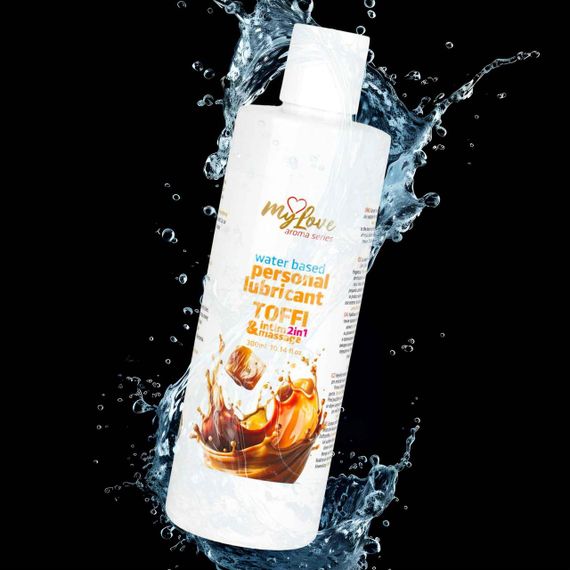 2в1 лубрикант та масажний гель - MyLove Aroma Series Intim&Massage Toffi, 300 мл Sex Aura | Зображення 3