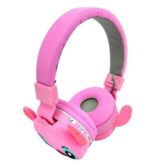 Наушники беспроводные Stitch AH-806 Розовые