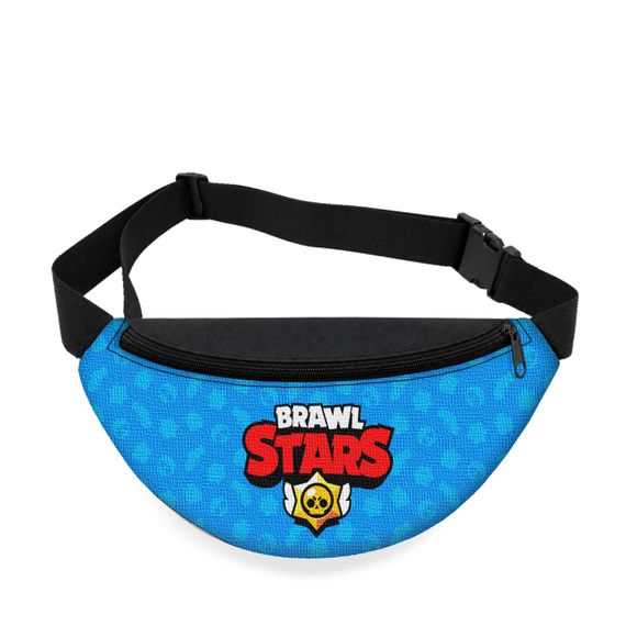 Дитяча сумка-бананка Brawl Stars 32х15 см на пояс або через плече (5934)